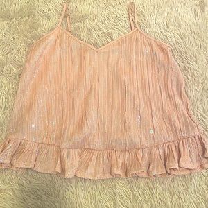 NWT Anthropologie Fashion Top Size 0P Sequins